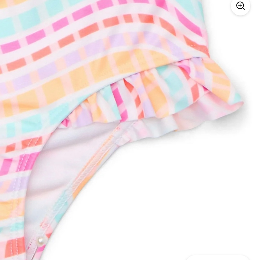 NWT Wonder Nation Toddler Girls Long Sleeve Swim Rashguard and Swim Bottom Set